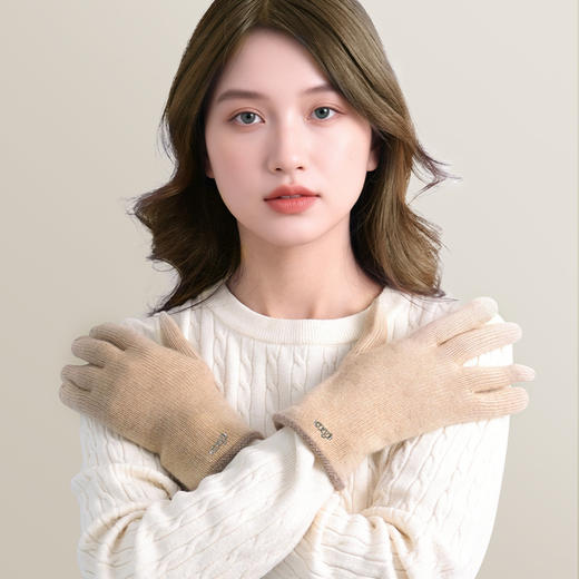 Corgi女款秋冬保暖手套 时尚百搭 商品图0