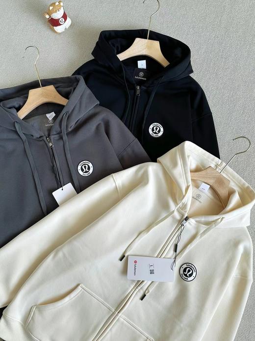 D121682单穿内穿都无敌连帽加绒拉链外套卫衣 商品图2