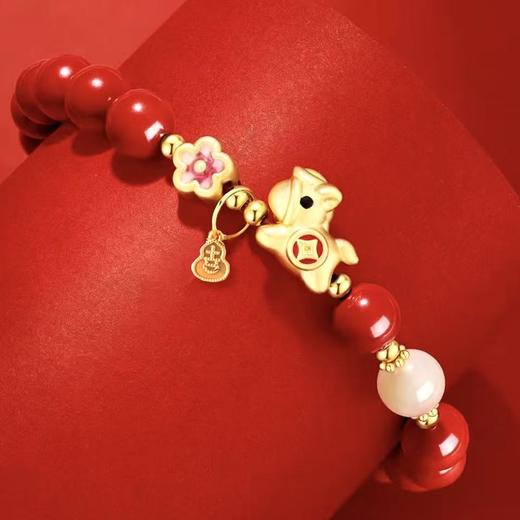 【迎马年】骐骥驰骋·天然朱砂S925银马福运手链 新年寓意奋发向前 势不可挡 商品图3