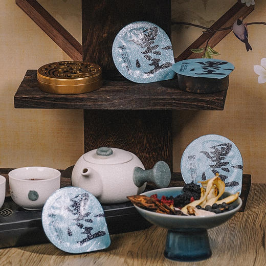 【大眼睛-12月】 羽心堂 黑钻五玄墨首茶/雪梨蒲菊清润茶/金参养元熬夜茶/蜜桃多籽茶/不老莓熬夜茶 多款可选 商品图2