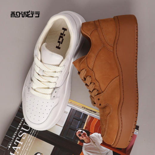 和诚行2025秋冬新款厚底增高男式舒适百搭潮流复古休闲鞋0551271 商品图2