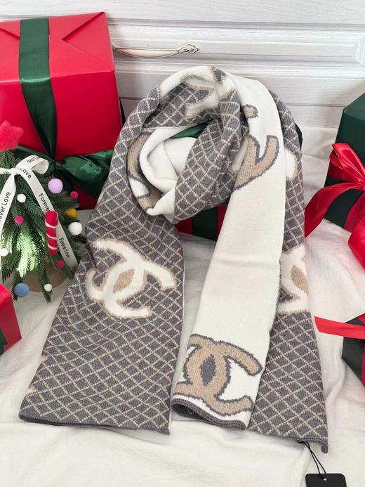 D121693多功能用途披肩围巾两不误菱格双面围巾 商品图4