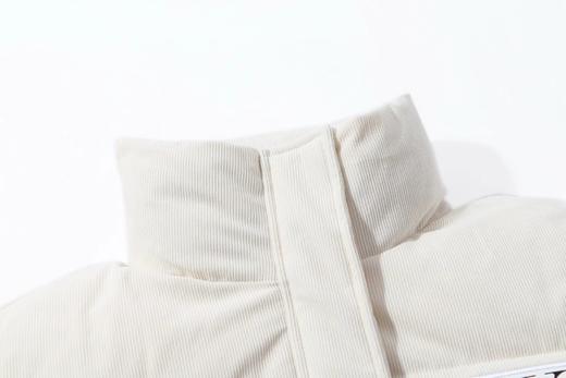 D121671贴布刺绣大口袋女款立领条绒鸭绒羽绒服 商品图7