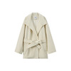 (绵羊毛)【JASON WU】2025秋冬新款圈圈肌理系带立领毛呢大衣外套女 商品缩略图4