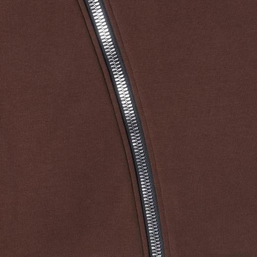 SDSA男士秋冬新款痞帅男装时尚纯色斜拉链连帽卫衣外套百搭时尚 商品图2