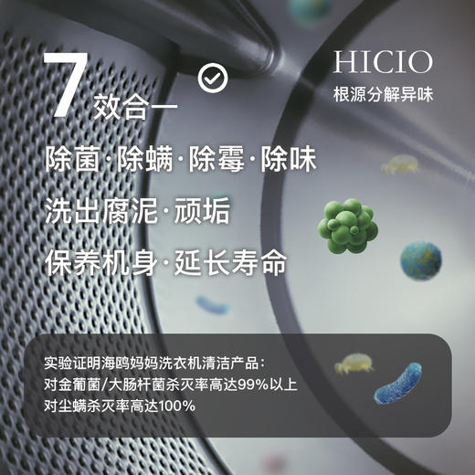 【光亮如新】SeaMew海鸥妈妈次氯酸祛螨洗衣机清洁泡泡 靶向分解 充分溶解无残留清洁保养二合一 商品图1
