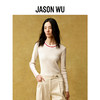 【JASON WU】秋冬新款后背镂空含羊毛上衣针织套头衫女 商品缩略图0