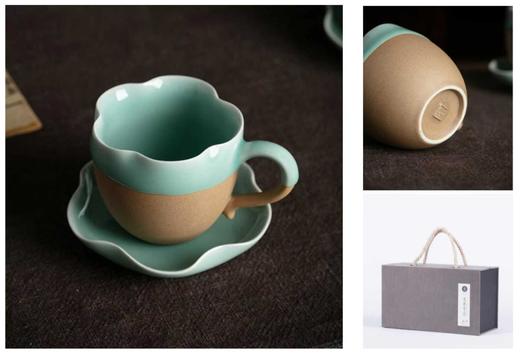 半釉咖啡杯-对杯 商品图0