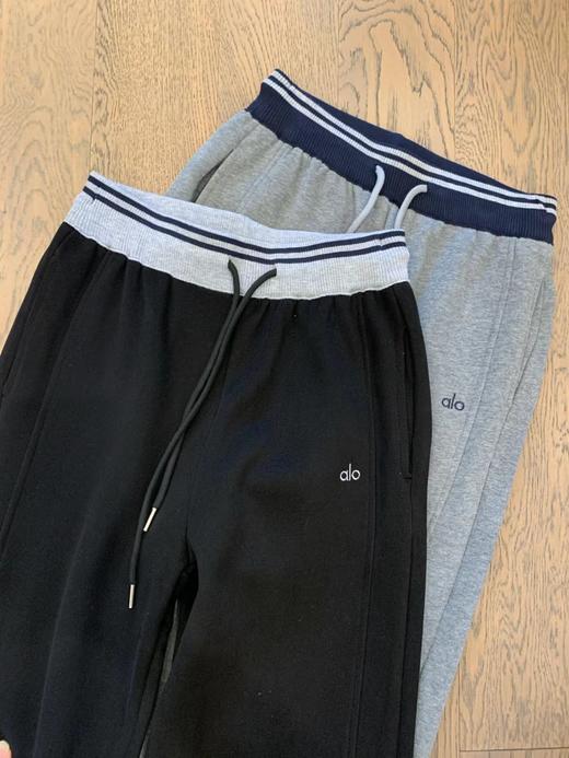 D121639冬季加厚加绒字母刺绣百搭休闲卫裤女士长裤 商品图5