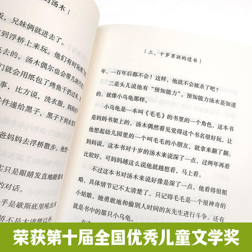 浮桥边的汤木 百班千人2026年寒假四年级课外阅读4年级名师推荐课外书必读正版授权大阅小森 商品图2