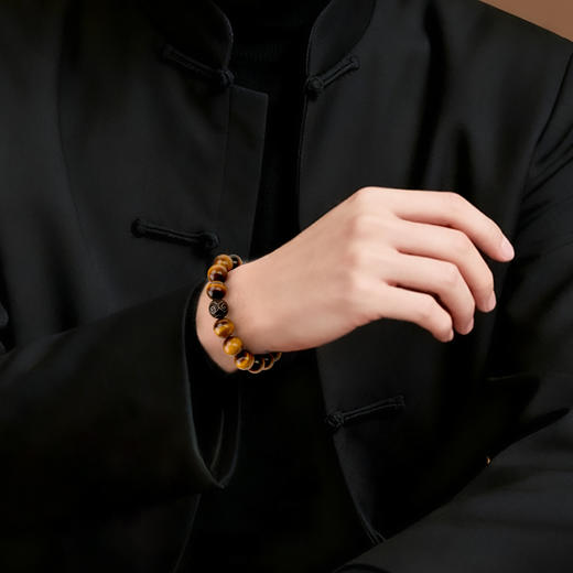 好运连珠 虎眼石斗姆手串 商品图3