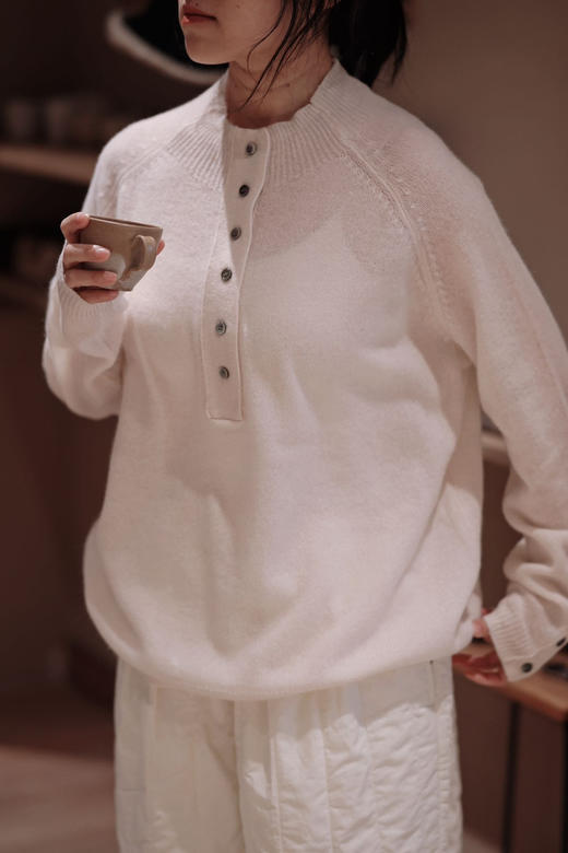 两色纯羊绒衫 商品图13