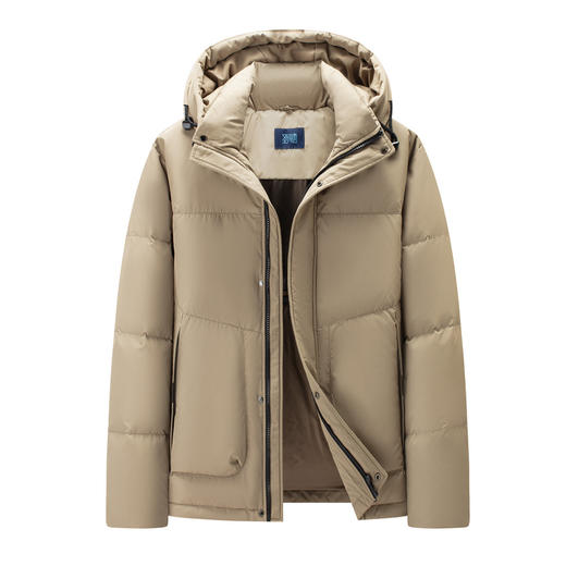 【门店同款&鸭绒】圣得西2025年冬季男士羽绒服温暖时尚连帽外套 商品图14