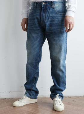 R.L Fu11erton 重水洗复古小直筒牛仔裤 NZK254