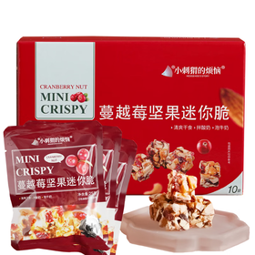 小刺猬的烦恼 蔓越莓迷你脆250g礼盒儿童孕妇每日坚果炒货干果送长辈礼包零食品
