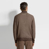 ZEGNA 杰尼亚 男士 Cashseta 全拉链针织开衫 棕色 UGJ92A2 157 155 商品缩略图3