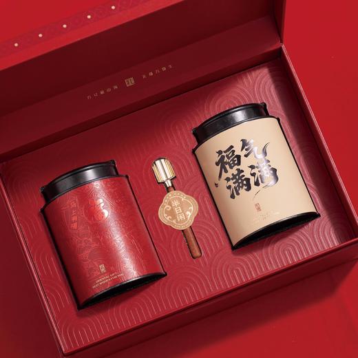 福气满满【两大圆罐+勺  红色】42元一套/一箱10套 商品图1