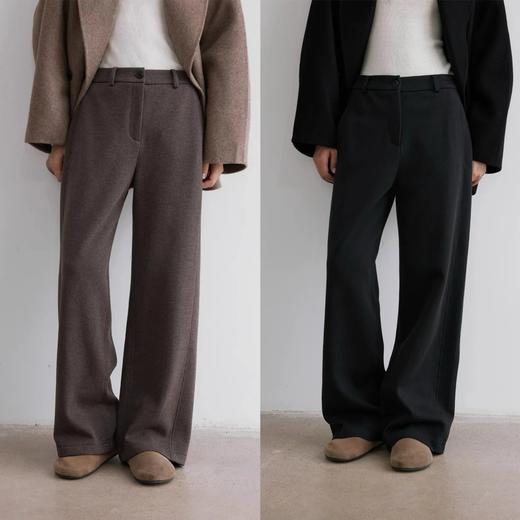 万年经典款！牦牛绒混纺休闲裤 通勤百搭  直筒阔腿裤 商品图0