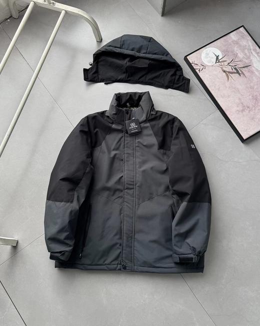 D121618新款2025冬季男士可拆卸连帽棉衣棉服外套 商品图5