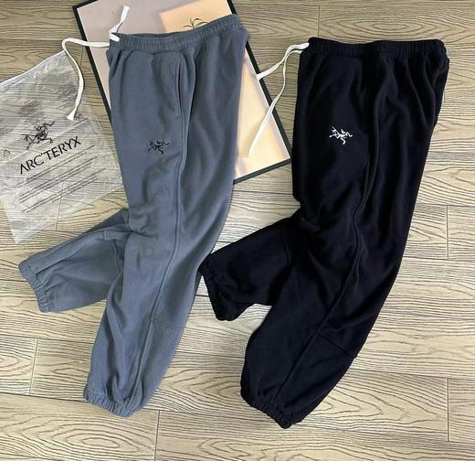 D121633双面摇粒绒精典Logo刺绣休闲卫裤男女百搭款 商品图2