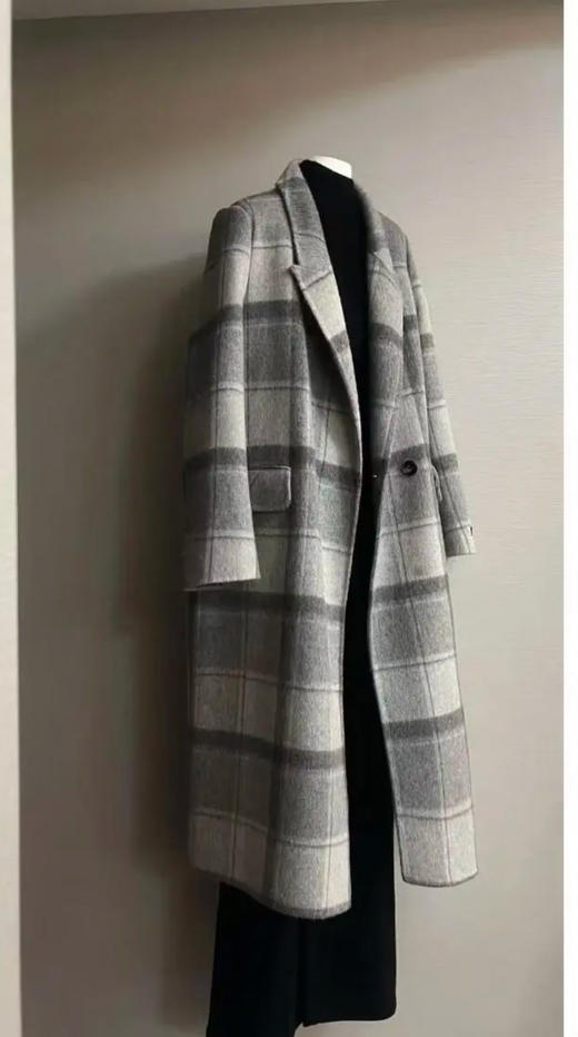 原单纯手工羊绒羊毛大衣 商品图3