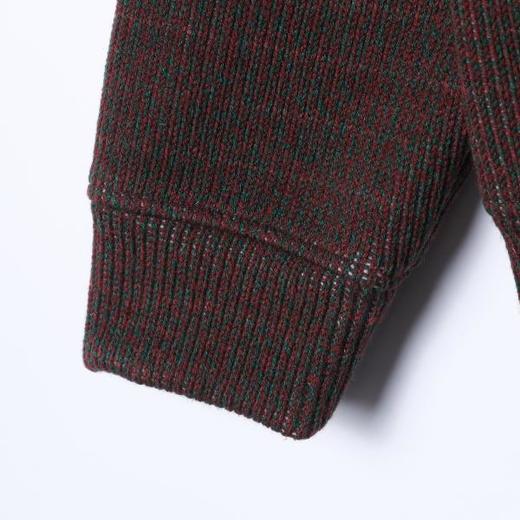 SDSA男士秋冬新款痞帅男装高街撞色按扣连帽针织卫衣百搭宽松上衣 商品图3