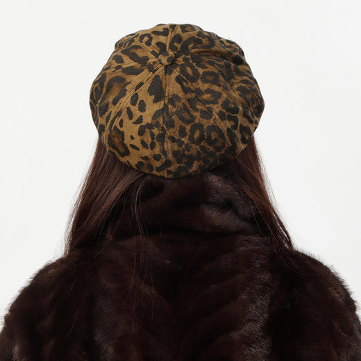 大豹纹八角帽潮流百搭女款豹纹帽子-纪念日百货门店同款161894383 商品图3