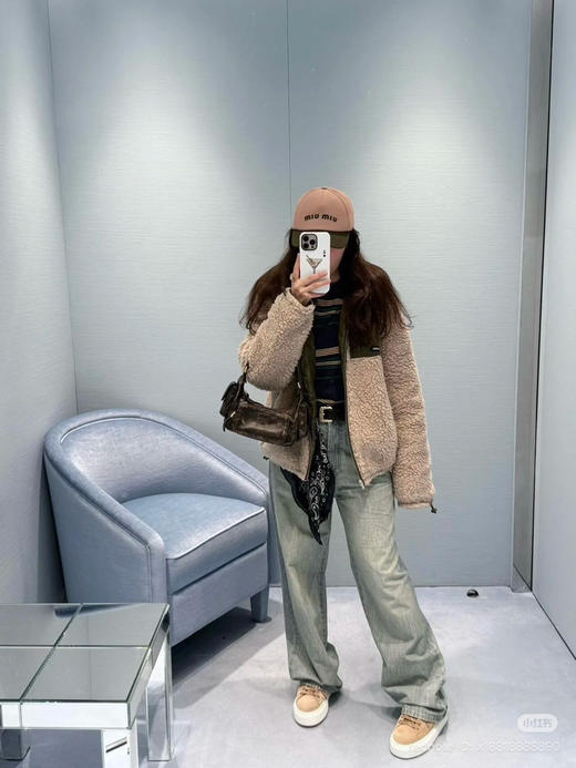 1216-2 渠道货 miu 男女同款摇粒绒羽绒服 我穿40 商品图9