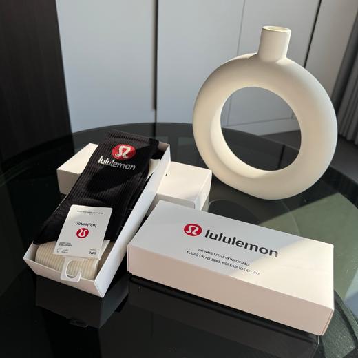 盒装，lulu长袜潮袜时尚百搭🔥新款四季新款中筒纯棉袜子 商品图3