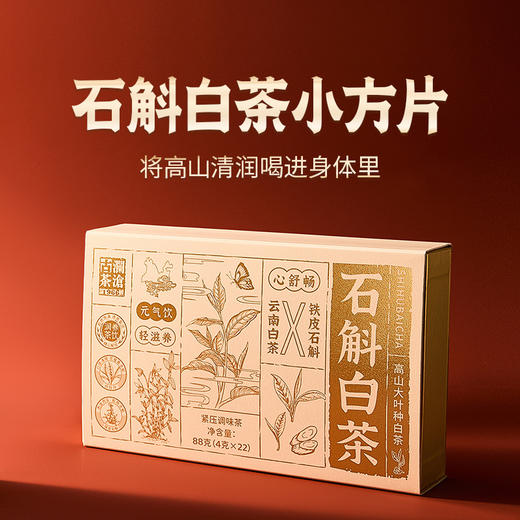 澜沧古茶2025年石斛白茶云南高山白茶白牡丹88g（4g*22） 商品图0