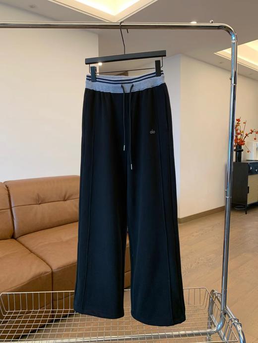 D121639冬季加厚加绒字母刺绣百搭休闲卫裤女士长裤 商品图6