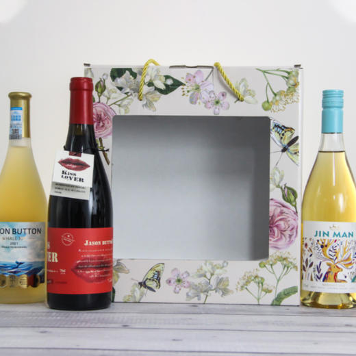 槿漫&杰森巴顿彩色套装（澳大利亚烈焰干红+西班牙鲸喜半甜白+智利莫斯卡托甜白） 商品图4