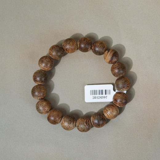 中国沉香文化博物馆 达拉干野生沉香手串1.2cm*17颗*14.8g （9分沉） 商品图0