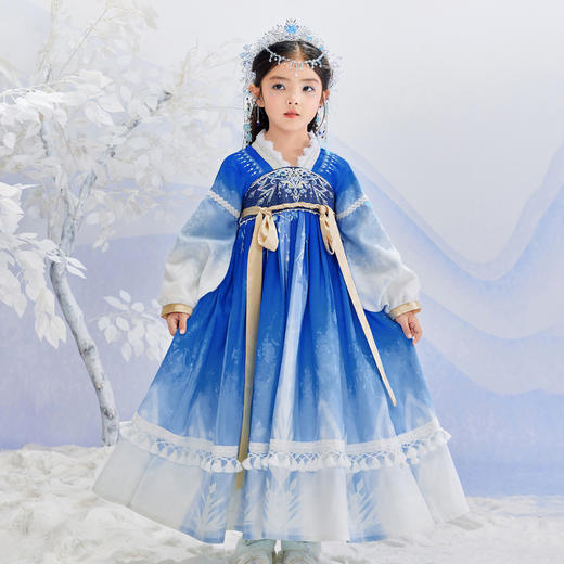 笛莎Deesha 观山见女童连衣裙 商品图0