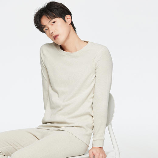 【男士常规款秋衣/秋裤】95.3%棉 4.7%氨纶，素道有机彩棉-男士秋冬保暖套装（基地直发-申通包邮），来自敦煌，品牌：素道【合作生产，公平贸易】 商品图2