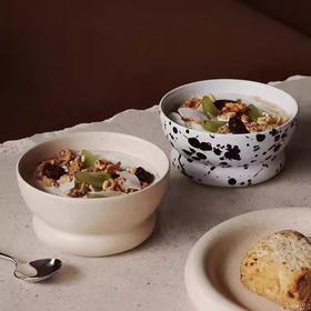 手工制作 高端品质 知名品牌爪兜 出口陶瓷沙拉碗  法式餐具陶瓷胖胖碗 轻食碗