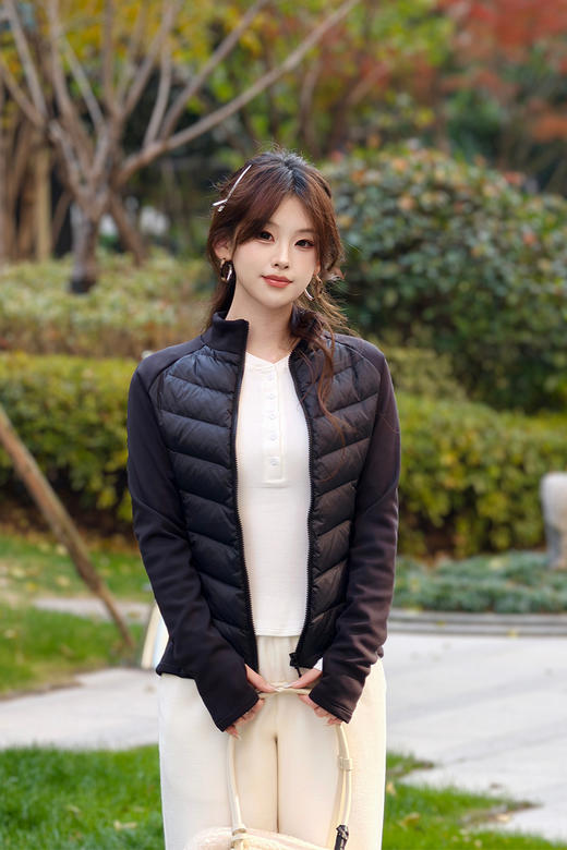 逸红颜明月优选 #LULU 95白鹅绒运动羽绒服【轻羽绒】显瘦保暖黑科技，石墨烯蓄热·防泼水裸感 商品图10
