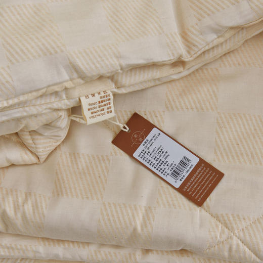 【秋冬棉被】100%棉素道有机彩棉-棋盘格纯棉加厚保暖透气被褥/被子（基地直发-申通包邮），来自敦煌，品牌：素道【合作生产，公平贸易】 商品图6