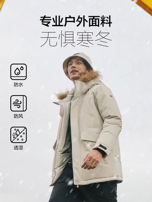 D121686保暖宽松厚款拉链防风防水派克羽绒服 商品图7