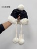 D121613内里加绒加厚护耳毛绒雷锋帽保暖帽毛球帽 商品缩略图13