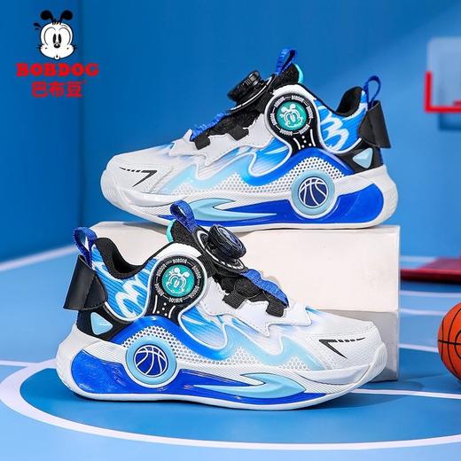 巴布豆儿童篮球鞋秋季网面透气男童鞋新款学生运动鞋中大童跑步鞋 商品图1