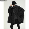 COCOBELLA轻奢羊毛大衣女秋冬质感通勤大廓形毛呢外套WL3210 商品缩略图0