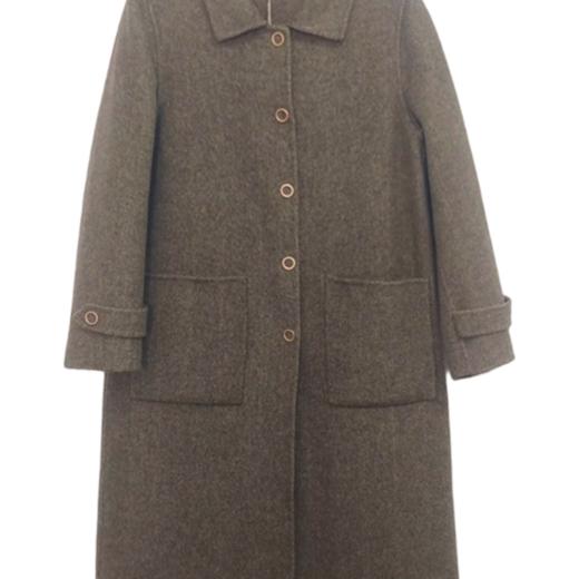 VIVIAN LIU薇薇安刘A2559312秋季女装新款翻领贴兜人字纹大衣 商品图4