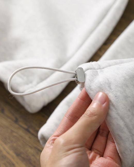 D121656百搭慕棉加厚裤脚可收奥粒绒直筒裤 商品图8