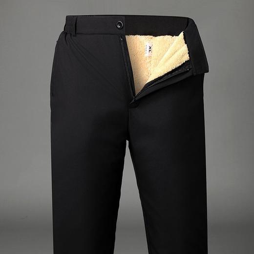 中老年冬季加绒外穿棉裤男士高腰大码保暖裤子爸爸高腰防寒裤子男 商品图4