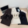 D121629松紧腰宽松慵懒松弛感杨桃裤高腰显瘦加绒阔腿牛仔裤女秋冬 商品缩略图1