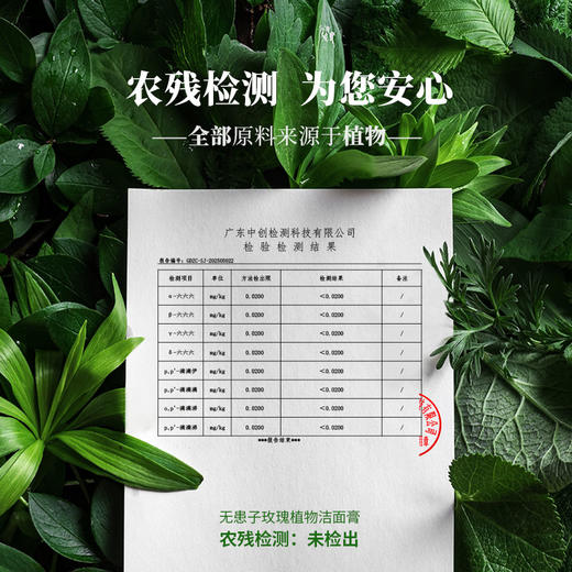 无患子玫瑰植物洁面膏  滋润控油脂 洗卸护合一 商品图6