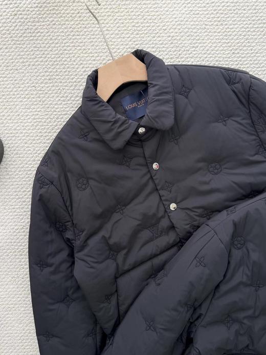 D121632冬季新款绣花翻领棉衣夹克棉服外套男女同款 商品图4