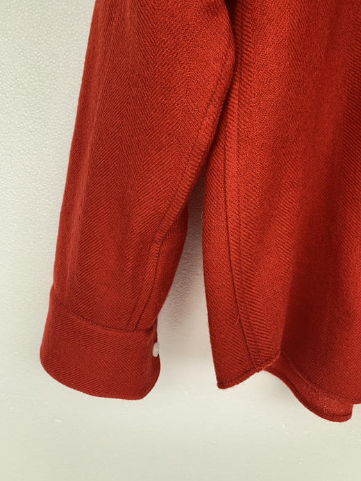 “冬日暖阳阳”氛围感100%羊毛衬衫 商品图3