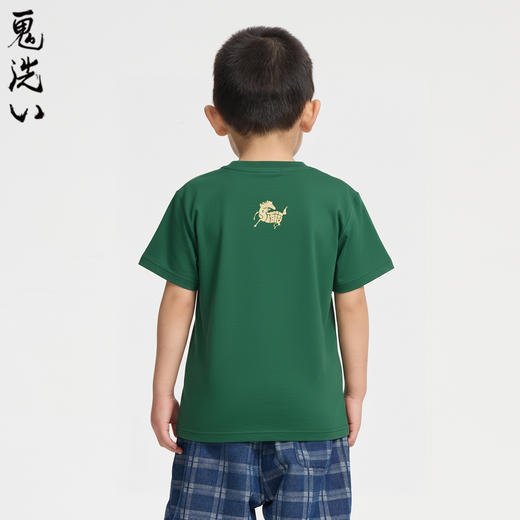 ONIARAI/鬼洗 26春季棒系列马年趣味达摩填充短袖男女童 NK840294 商品图1